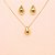 Conjunto de Gota Folheado a Ouro 18k - Imagem 1