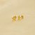 Brinco de Estrelinha Banhado a Ouro 18k - Imagem 1