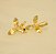 Brinco de Flor com Fecho Italiano Folheado a  Ouro 18k - Imagem 1