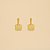 Brinco Fecho Italiano com Zircônia Banhado a Ouro 18k - Imagem 3