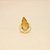 Anel com Design em Gota Folheado a Ouro 18k - Imagem 4