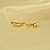 Brinco Polido Folheado a Ouro 18k - Imagem 1