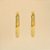 Brinco Argola Banhado a Ouro 18k - Imagem 2