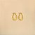 Brinco Argola Folheado a Ouro 18k - Imagem 2