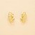 Brinco Ear Cuff com Zircônias Folheado a Ouro 18k - Imagem 2