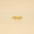 Anel com Design de Laço Cravejado Folheado a Ouro 18k - Imagem 2