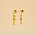 Brinco Argola Folheado a Ouro 18k - Imagem 3