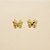 Brinco de Borboleta Banhado a Ouro 18k - Imagem 2