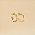 Brinco Argola Banhado a Ouro 18k - Imagem 2