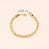 Pulseira com Elos Folheado a Ouro 18k - Imagem 1