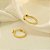 Brinco Argola Pequena Banhado a Ouro 18k - Imagem 1