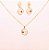 Conjunto Trabalhado e Banhado a Ouro 18k - Imagem 2