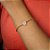 Pulseira com Detalhe em Zircônia Cristal Banhado a Ouro 18k - Imagem 1