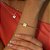 Pulseira com Pingente Cravejado e Banhado a Ouro 18k - Imagem 1
