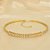 Choker Cravejada em Zircônia Cristal Banhado a Ouro 18k - Imagem 1