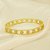 Bracelete com Trevos Cravejados Banhado a Ouro 18k - Imagem 2