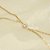 Corrente Body Chain com Zircônia Cristal Banhado a Ouro 18k - Imagem 1