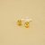 Brinco de Bolinha Polida Banhado a Ouro 18k - Imagem 1