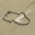 Pulseira com Elo Groumet Texturizado em Aço Inox - Imagem 1