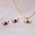 Conjunto do Stitch Resinado e Banhado a Ouro 18k - Imagem 1