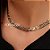 Choker Entrelaçada em Prata 925 Banhado a Ouro 18k - Imagem 1