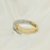 Bracelete com Design de Prego Banhado a Prata e Ouro 18k - Imagem 1