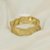 Bracelete Orgânico Acetinado Banhado a Ouro 18k - Imagem 1