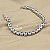 Pulseira Riviera com Zircônia Banhado a Ouro Branco - Imagem 1
