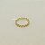 Anel com Design Ziguezague Cravejado Banhado a Ouro 18k - Imagem 2