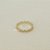 Anel com Design Ziguezague Cravejado Banhado a Ouro 18k - Imagem 1