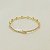 Pulseira Bracelete Riviera Banhado a Ouro 18k - Imagem 1