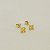 Brinco com Zircônia Cristal Imperial Banhado a Ouro 18k - Imagem 1