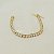 Pulseira Cravejada com Zircônias Cristal Banhado a Ouro 18k - Imagem 1