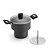 Cuscuzeiro Grande Luxo Antiaderente Alegrete 18cm Com Tampa de Vidro - Imagem 10