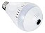 Câmera Lampada Espiã Wifi Panorâmica 360° 1080p Luatek 5620 - Imagem 1