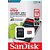 Cartão De Memória Micro SD Sandisk Ultra, Classe 10 - 128GB - Imagem 1