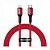 Cabo USB Tipo C para Lightning, Vermelho - Baseus CATLGH-09 - Imagem 1
