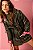 Trench coat verde militar com estampa floral - Imagem 4