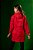 Trench Coat vermelho  com estampa tribal - Imagem 5