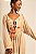 Vestido Anysha bordado caqui - Imagem 1