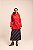 Trench coat vermelho com estampas de cerejas - Imagem 3