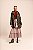 Trench coat verde com estampas Antonella - Imagem 4