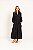 Vestido Maya algodão com mangas preto - Imagem 3