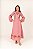 Vestido vichy Lilly bordado com cinto vermelho - Imagem 1