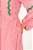 Vestido vichy Lilly bordado com cinto vermelho - Imagem 4