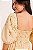 Vestido Emilly Algodão mangas fofas amarelo manteiga - Imagem 4