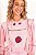 Vestido Maria Clara Ponto de Cruz rosa blush - Imagem 3