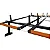 Rack Suporte de Teto Porta Escadas Roletes Alto 1,60M e Travesa - Strada, Saveiro, Montana, Oroch - Imagem 5