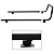 Santo Antonio Modelo Original 2 polegadas Ford Courier 1998 a 2013 Com Corrimão Preto - Imagem 3