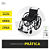Cadeira de Rodas Prática Maciço 100 kg - Imagem 2